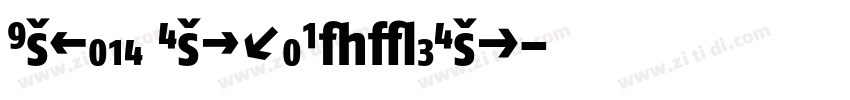 JxTabe ExtraBoldExp字体转换